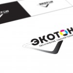 Разработка фирменного стиля "Экотон",разработка логотипа и разработка фирменных элементов. Клин